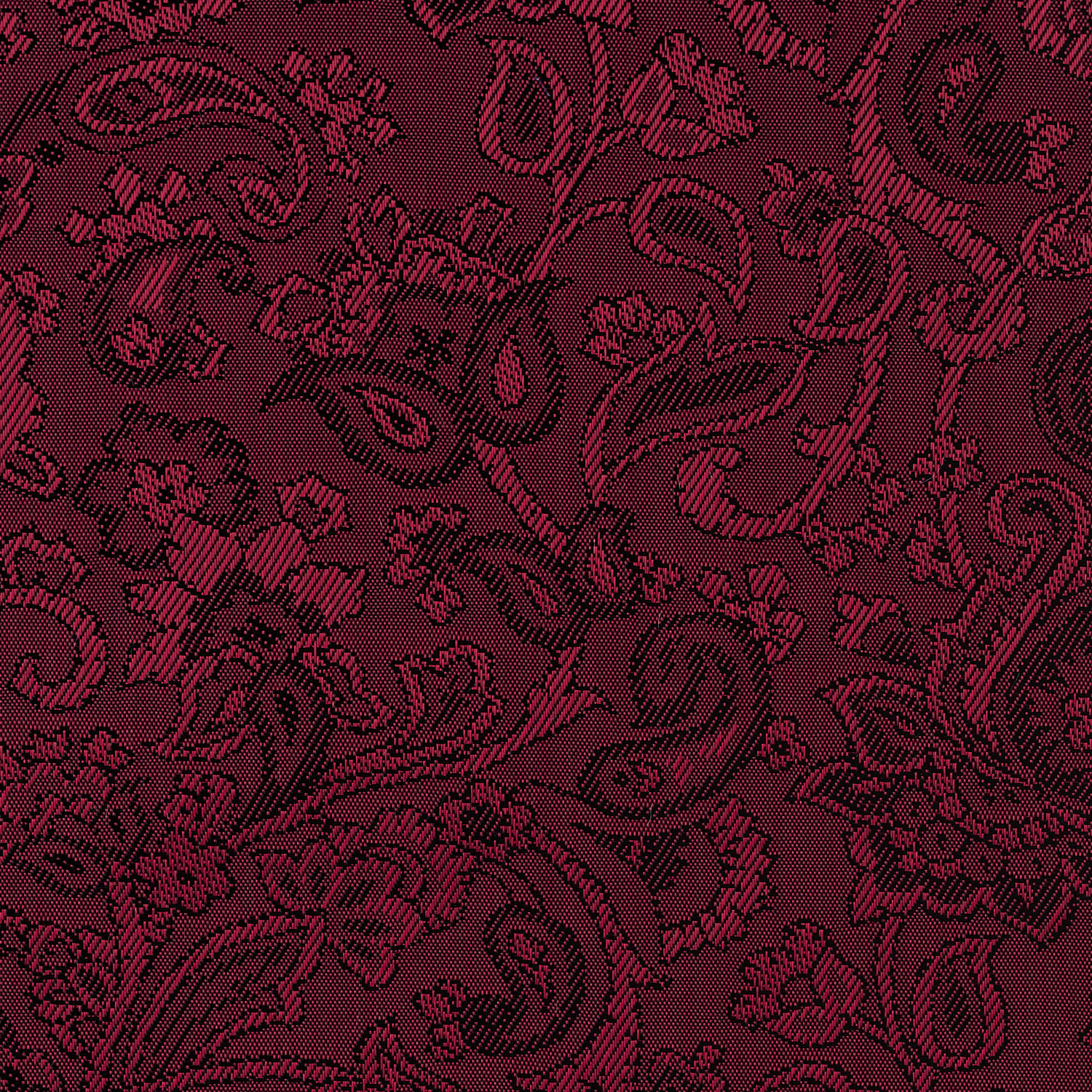 RED JACQUARD VISCOSE 50% ACETATE 50% - Harrisons